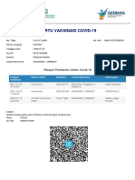 Kartu Vaksinasi Covid-19: Riwayat Pemberian Vaksin Covid-19