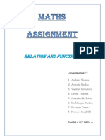 Relation and Function - PDF