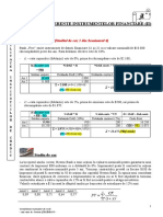 (II) Costuri Aferente Instrumentelor Financiare