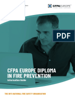 CFPA Europe Diploma in Fire Prevention Information Guide