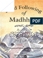 Blind Following of The Madhhabs 1993 by Muhammad Masoomee Al Khajnadee