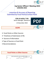 4 ReCAAP CBSOM 2022 - Timeliness Accuracy of Reporting Submitted by FPs