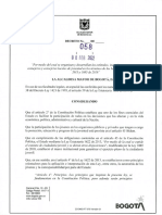 Decreto 058 de 2022- Incentivos a los CLJ (Bogotá)