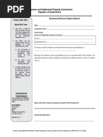 CoR 40.5: Company Reinstatement Form | PDF
