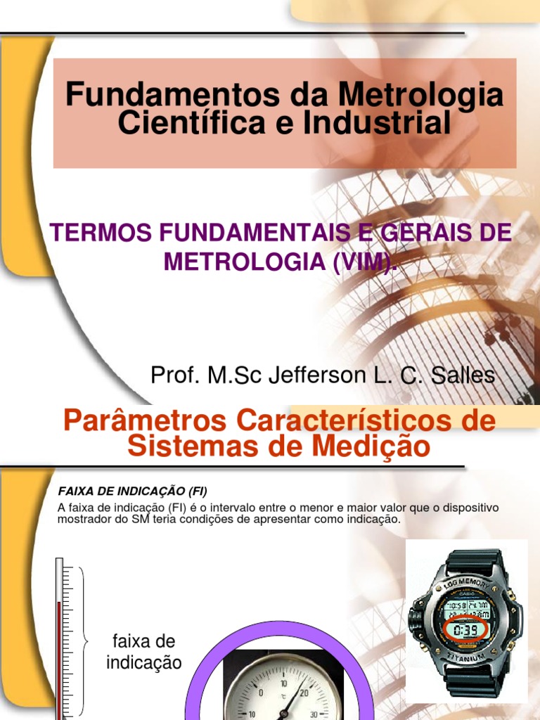 Fundamentos Da Metrologia Científica e Industrial | PDF | Medição ...