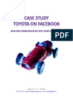 Case Study Toyota On Facebook