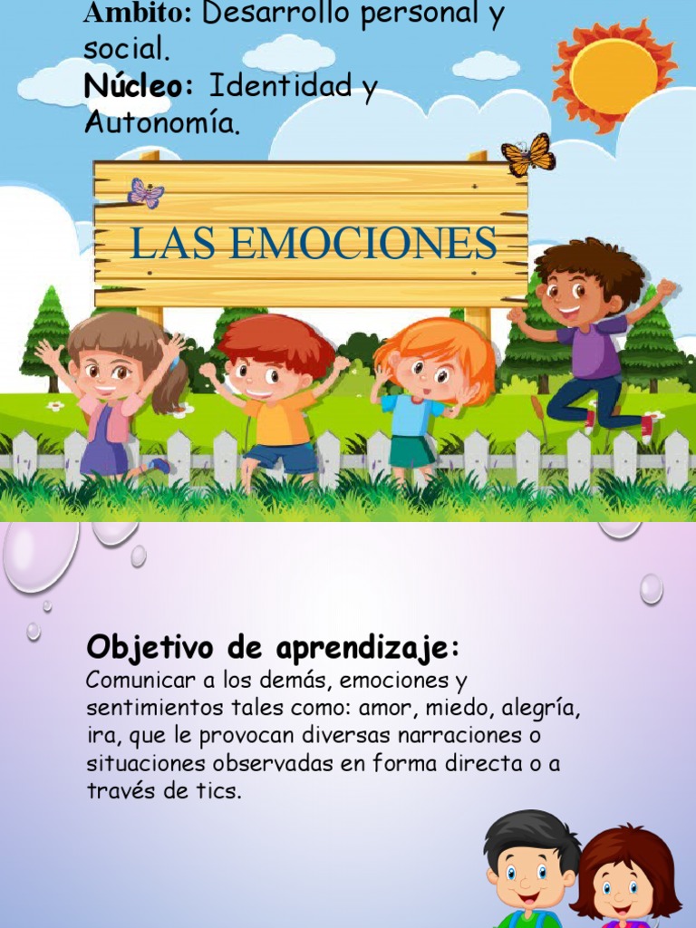 Las Emociones | PDF | Relaciones personales, crianza y desarrollo personal