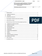 Memoria Descriptiva Inst. Eléctricas