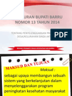 Peraturan Bupati Barru Nomor 13 Tahun 2014