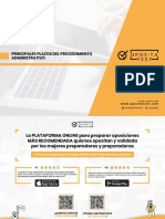 Principales Plazos Del Procedimiento Administrativo