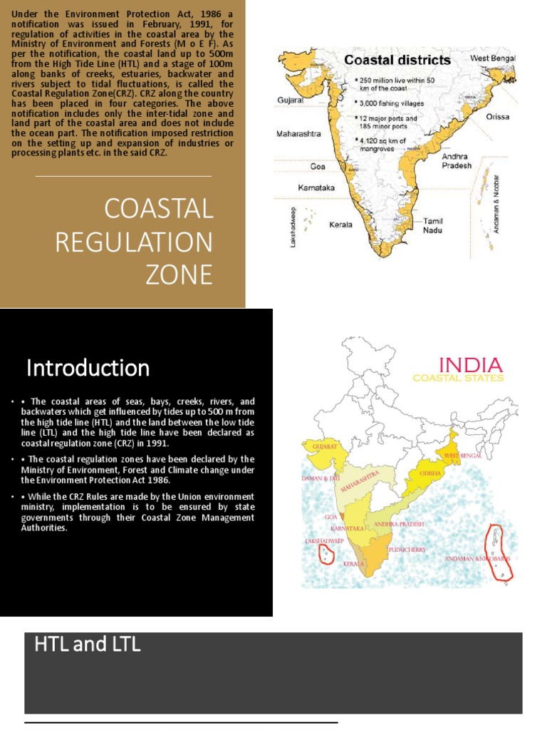 Coastal Regulation Zone PDF Coast Environmental Engineering