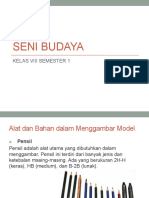 SENI BUDAYA Alat Bahan Dan Teknik Menggambar Model