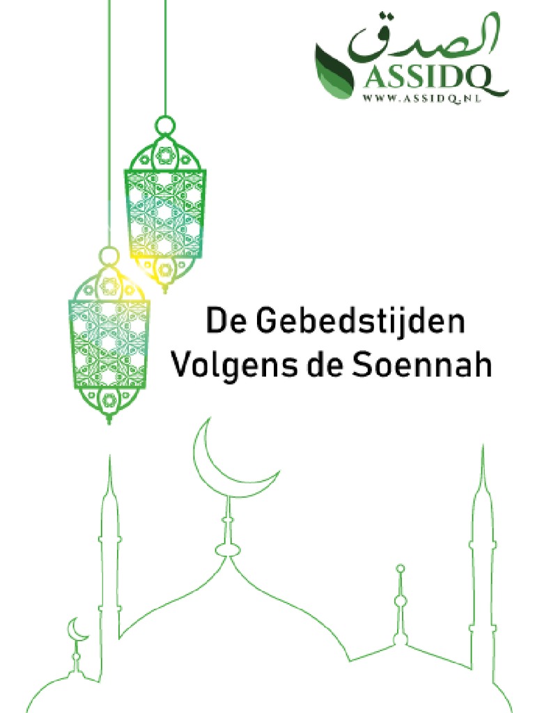 De Gebedstijden Volgens de Soennah PDF