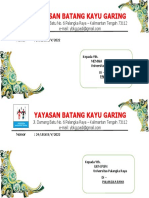 Amplop SURAT Yayasan Batang Kayu Garing