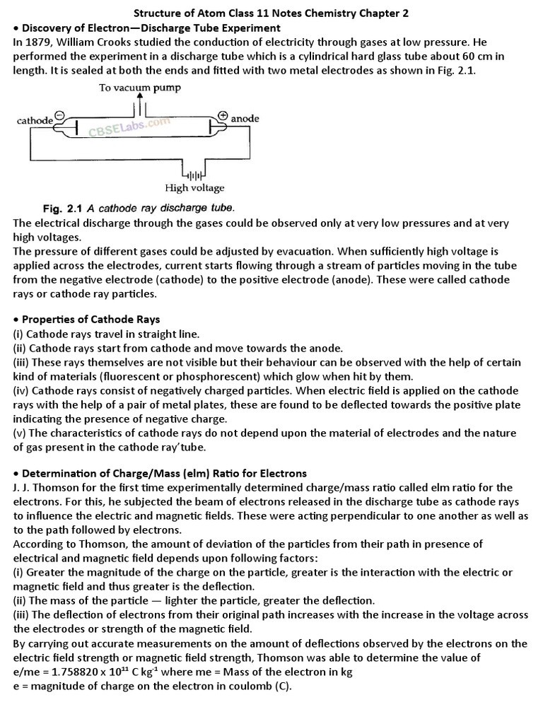 structure-of-atom-class-11-notes-chemistry-chapter-2-pdf-atomic