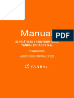 Manual de Politicas Yanbal Ecuador 2021