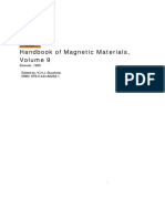 Buschow KHJ Handbook of Magnetic Materials Volume 09