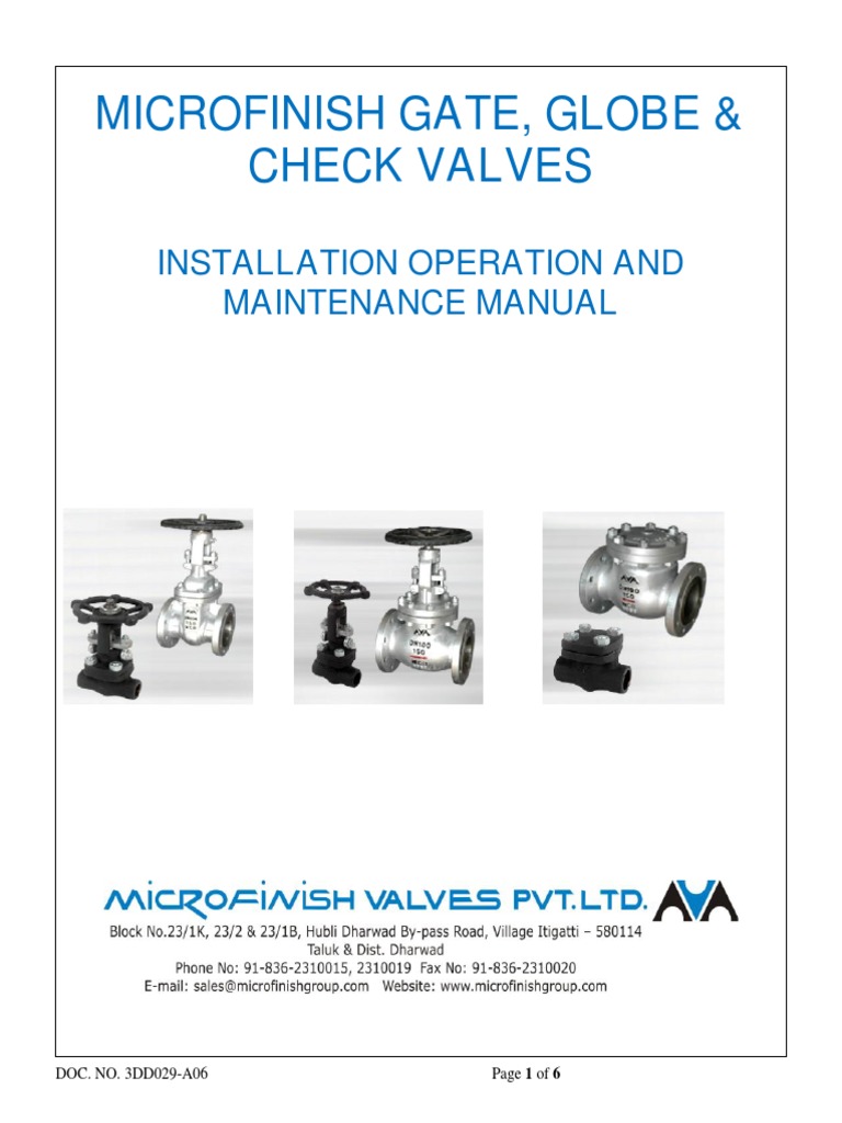 Identifying Gate and Globe Valves | PDF | Valve | Chemical Engineering