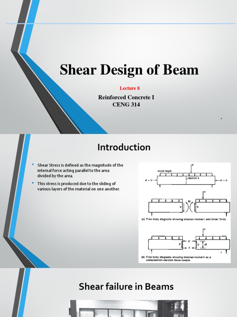 Shear Design Continuous Beam1 - Lecture8 | PDF | Beam (Structure ...