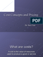 Cost and Pricing