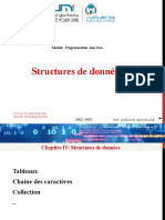 Chapitre 3.0 Structure de Donnée