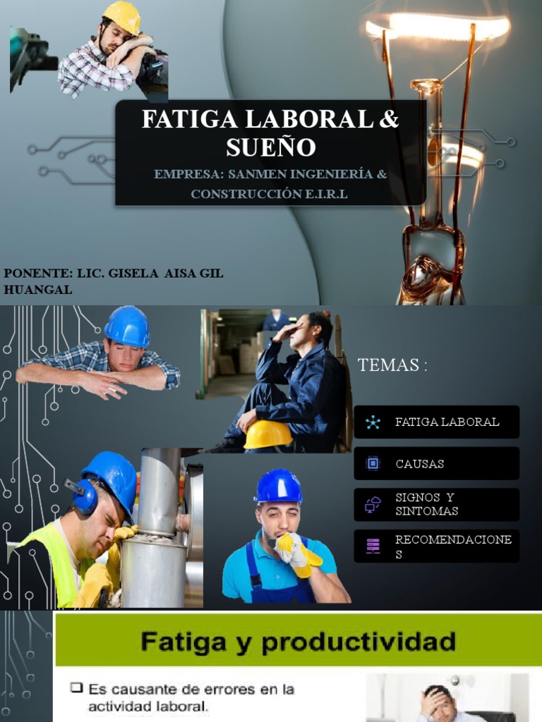 Estrategias contra la Fatiga Laboral | PDF | Relaciones personales ...