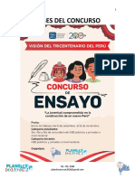 Bases Del Concurso Ensayo Vision Del Tricentenario
