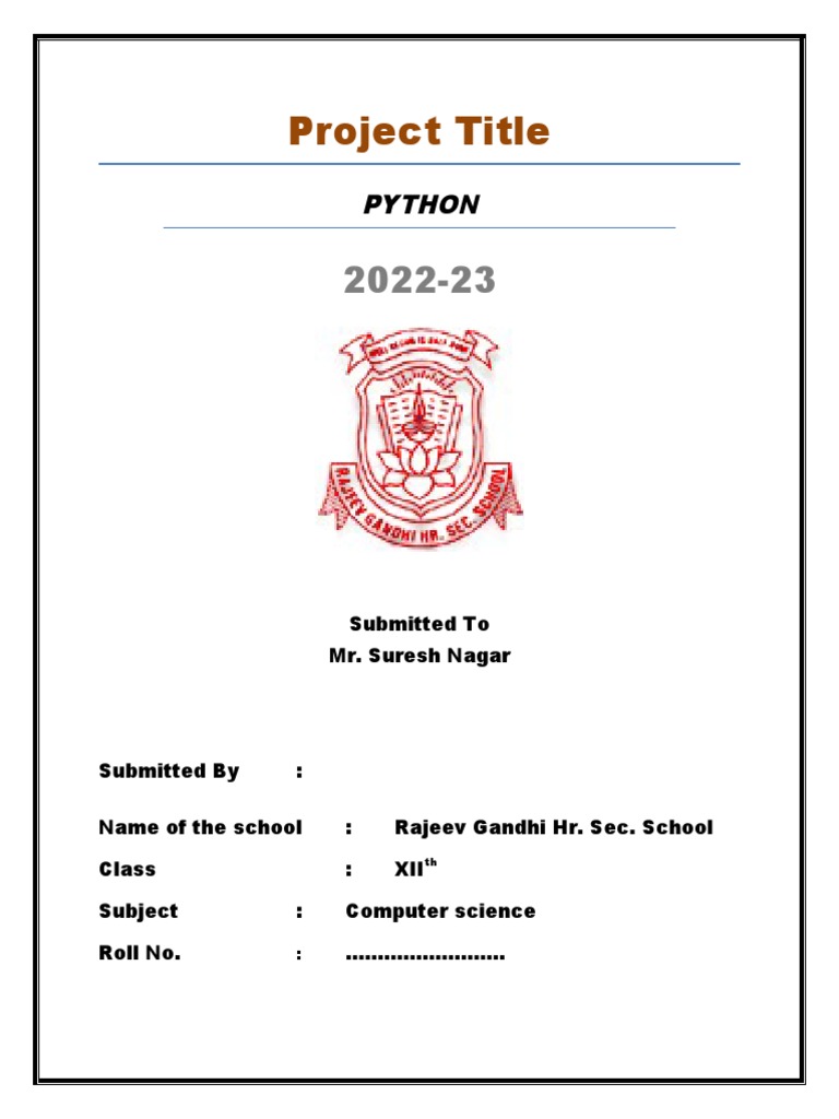 PROJECT FRONT PAGE School | PDF | Databases | Windows 2000