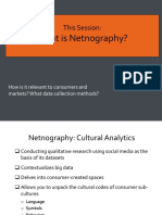 What Is Netnography?: This Session