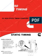 KV 38/50 STATIC TIMING OVERVIEW