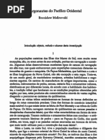 MALINOWSKI - Argonautas - Introdução objeto método e alcance desta investigação