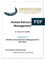 Assigment Lecture # 1 (HR-G204) - Shaimaa Soliman
