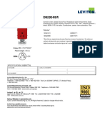 Product Spec or Info Sheet - D8200-IGR