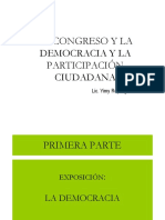 El Congreso La Democracia y La Ciudadania