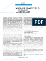 La individuación: cuando el vínculo se convierte en problema