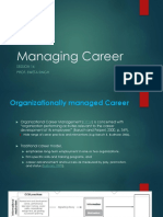 Managing Career: Session 16 Prof. Sweta Singh