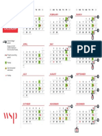 2023 WSP USA Working Calendar