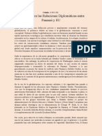 Análisis Sobre Las Relaciones Diplomáticas Entre Panamá y EU - KP