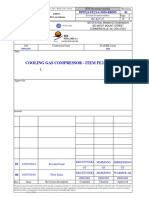 Cooling Gas Compressor - Item Fe21D30Ktc: Lubricants Chart and Summary