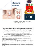 Hipotiroidismul Și Hipertiroidismul
