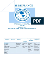 Programa de Español 7mo Año 2022-2023