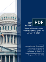 Report of Investigation: Security Failures at the United States Capitol on January 6, 2021