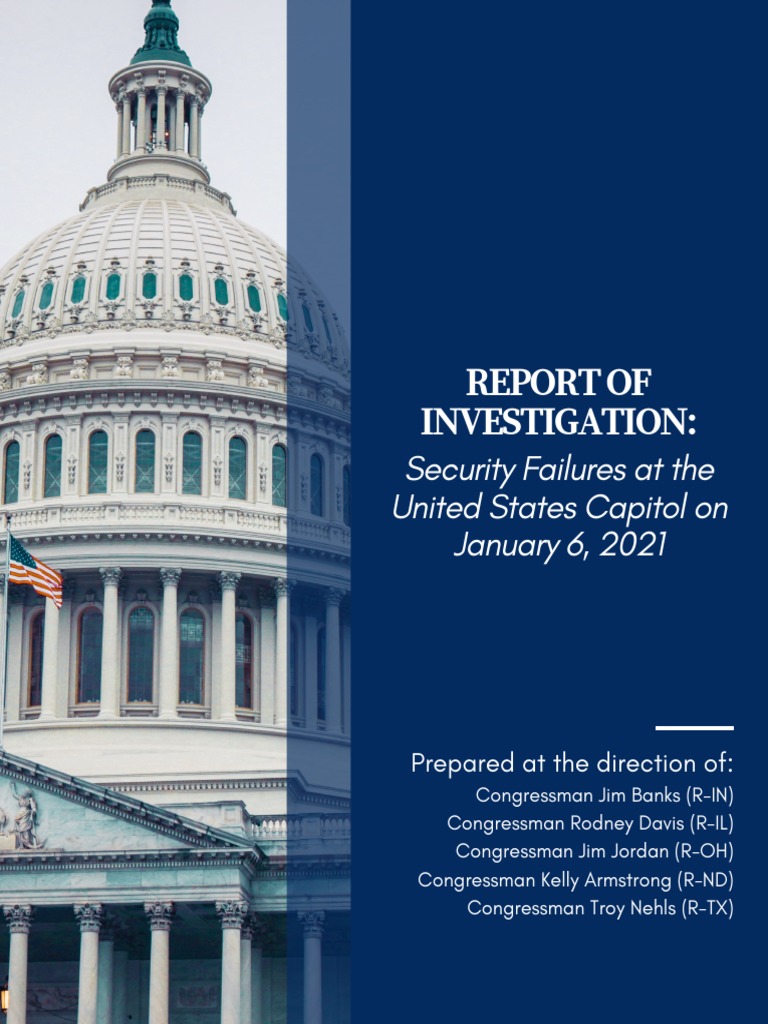 Capitol Security Failures Report | PDF | United States House Of ...