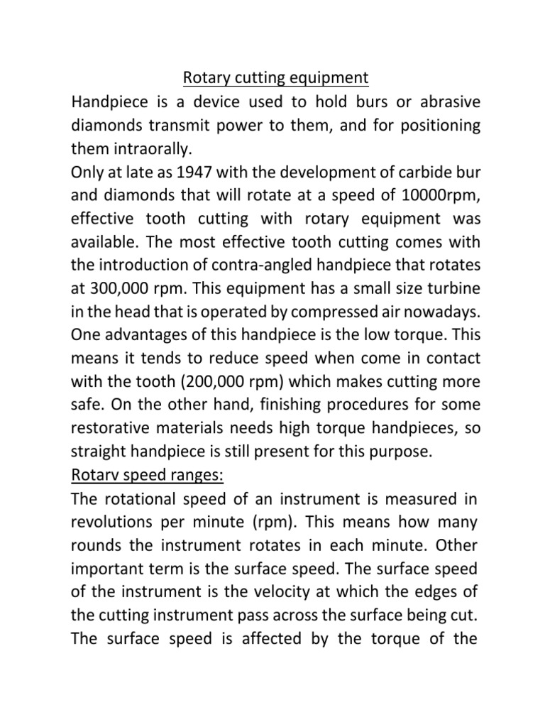 Rotary Cutting Equipment PDF Abrasive Diamond