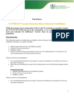 COVID-19 Booster Guidelines Pakistan