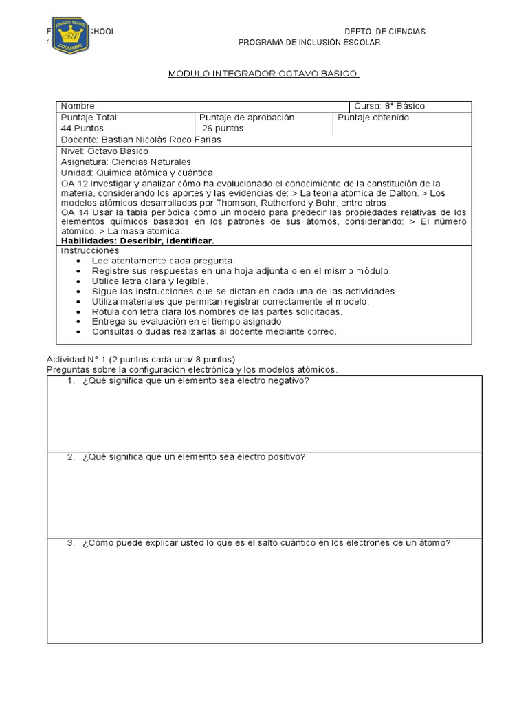Ciencias Pdf átomos Orbital Atómico