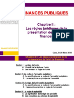 3 - Chapitre II - Les Règles Juridiques de La Présentation de La Loi de Finances