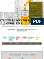 CHM260 Lab and Assignment Guidelines For Student SESI 20224