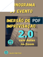 Cronograma Imersão de Improvisação 2.0