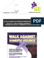S.O.F.I.A Domestic Violence Walk - 9/10/11 Canterbury Park